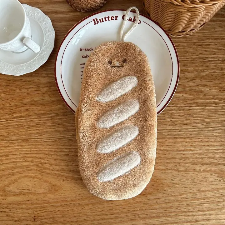 かわいい厚手ハンカチ【壁掛けタイプ・吸水性・キッチン用】