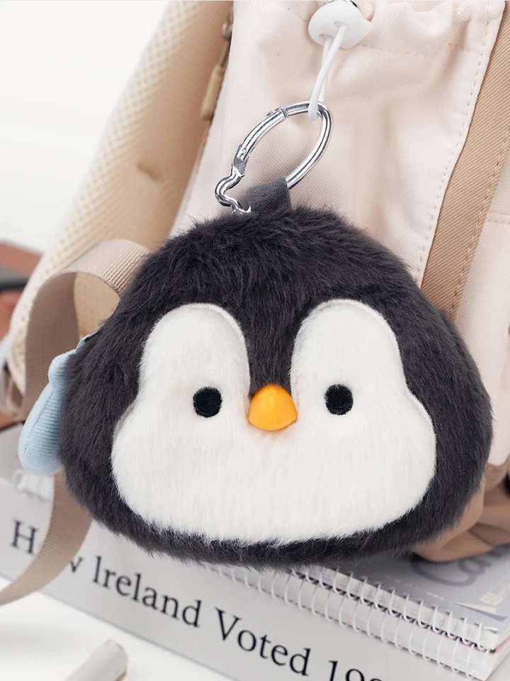 かわいいデザインのミニプラッシュペンギン【コインケース・キーホルダー付き】