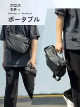 Ulanzi 防水と防傷機能を備えたカメラ用ショルダーバッグ【一眼レフカメラ・スマホ対応・デジタル機器収納】