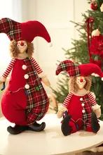 JOJO'S L. PD. サンタクロース伸縮ぬいぐるみ フォックスのクリスマス