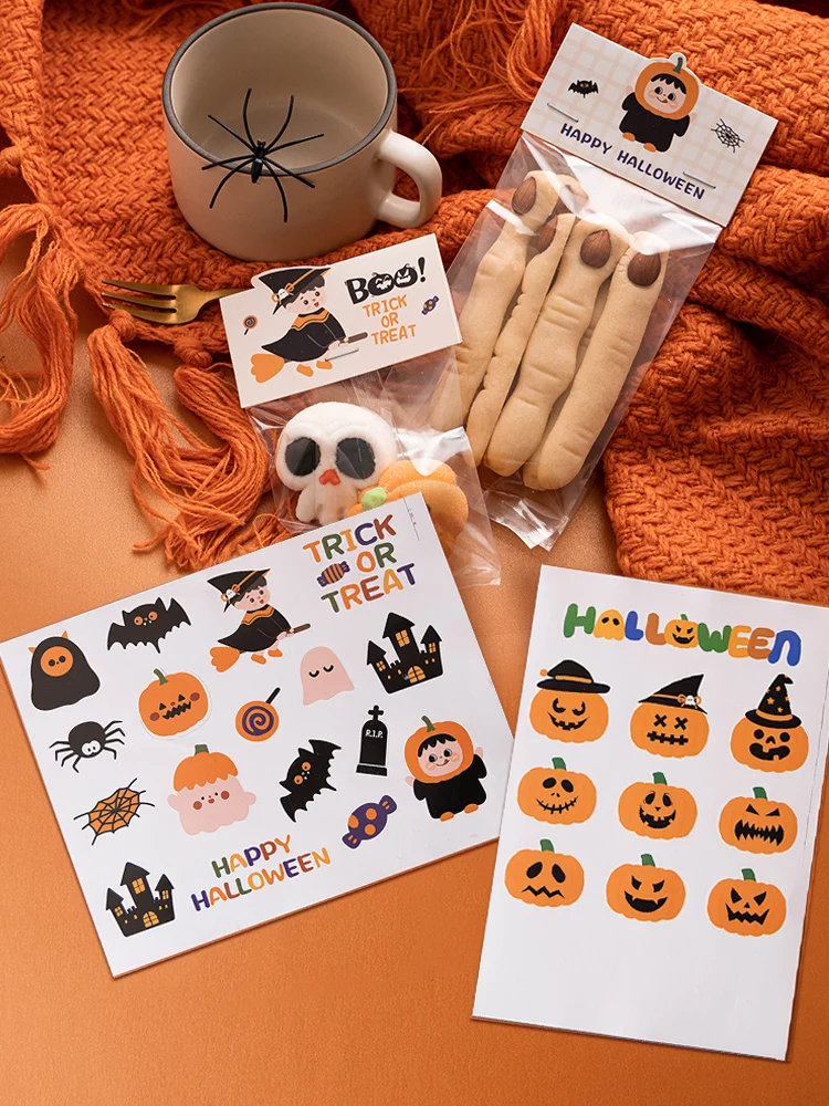 ハロウィン用 キャラクターシール入りクッキーとキャンディーセットの使い方とシーン別ガイド
