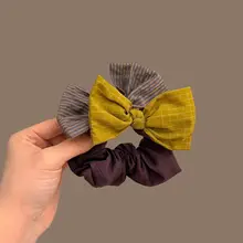 春季おすすめ！ダブルリボンヘアゴム【シンプルでおしゃれ】（セットアップ対応）
