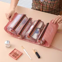 化粧ポーチ 女性のポータブル小型新鮮な収納ボックス