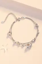 二重デザインの純銀ブレスレット【女性用・軽やかで上品・誕生日ギフト】