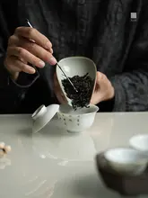 高級手作り茶匙【純銀・黄銅・竹節デザイン】