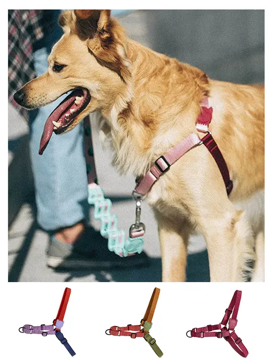 防爆ハーネス【中型から大型犬用・柴犬・コーギー・フレンチブルドッグ対応】