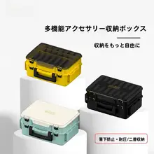 フィッシングボックス【収納力抜群・二層設計・持ち運び便利】