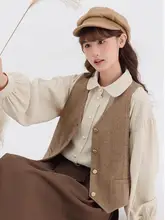 フリル襟デザインの甘い長袖シャツ【春用・女性・エレガントスタイル】