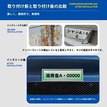GOOD YEAR 車用全包型ナンバープレート保護フレー  ム【適用車両：M9/M8/M7】