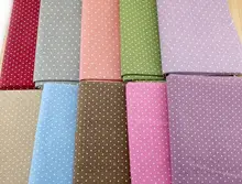 厚手コットンリネン生地【クラシックドット・手芸用・全10色】