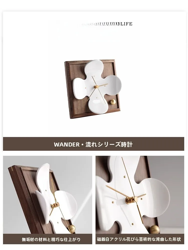 Tlife Wander 北欧風花デザイン卓上時計：電波時計との併用や設置場所選びに役立つ実用性を解説