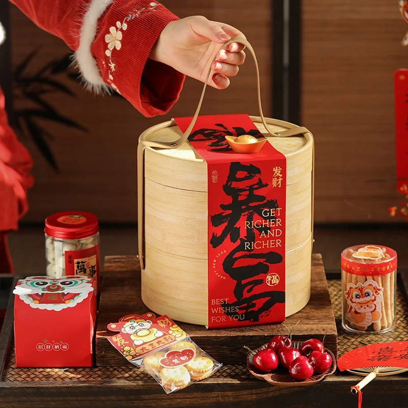 豪華なギフトボックス二重構造バレンタインお祝い用：厨房向け中式糕点盒の実用性と適用シーン