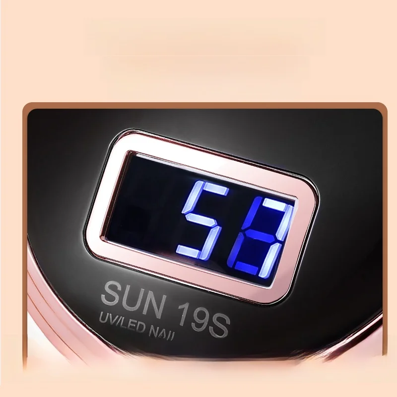 perfect color 美甲光疗灯 SUN19S：5秒速乾・光療法・スマート照明でネイルアートを実現