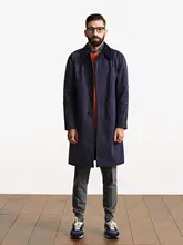 秋冬用 英国風 バルマカーンコート 防水 防風 ア detachable 保温2点セット
