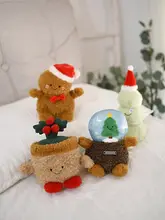 かわいいクリスマスツリーのぬいぐるみ人形【ジンジャーブレッドマン・スノーマン・クリスマスデコレーション用】
