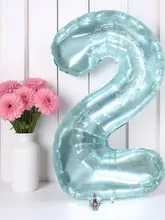 果糖ゼリー風クリスタルカラーナンバー風船【誕生日パーティー装飾・子供用撮影小道具】