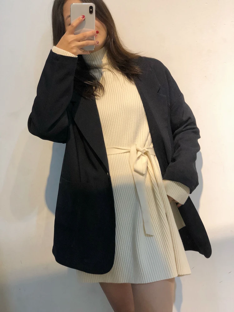 大人可愛い服 50代コーデ 完全ガイド｜ハイネックニットワンピースの選び方とコーデ術