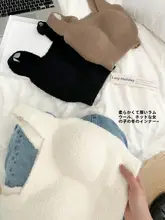秋冬用 レディース厚手保温インナー【毛布素材・ビスチェ型・ワイヤレス・胸部サポート】