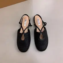 スペイン製 手編みの包頭サンダル【夏季用・ボヘミアンスタイル・アウトドア向け】