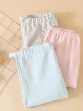 調整可能なマタニティスリープパンツ【春秋冬用・コットン・ルーズフィット・妊娠期に最適】