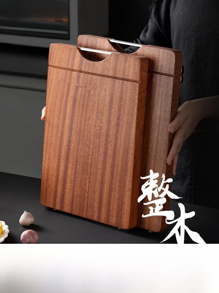 ウダン木製の厚手両面カッティングボード：天然木で実用性と耐久性を両立