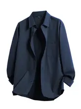 フランネル長袖シャツ【秋用・コットン・作業服スタイル・メンズ・ヴィンテージデザイン】