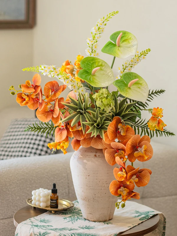 高級感のある造花の花束：リビング・ダイニング用インテリア装飾の実用性とデザイン性