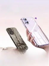 iPhone用透明保護ケース【薄型・高級感あるデザイン・全包カバー】