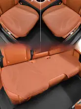 通年使用可能な薄型カーシートマット【通気性・後部座席用・ハーフカバータイプ】