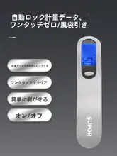Supor ポータブルデジタルハンディスケール【ミニ・スプリング式・精密荷物計測用】