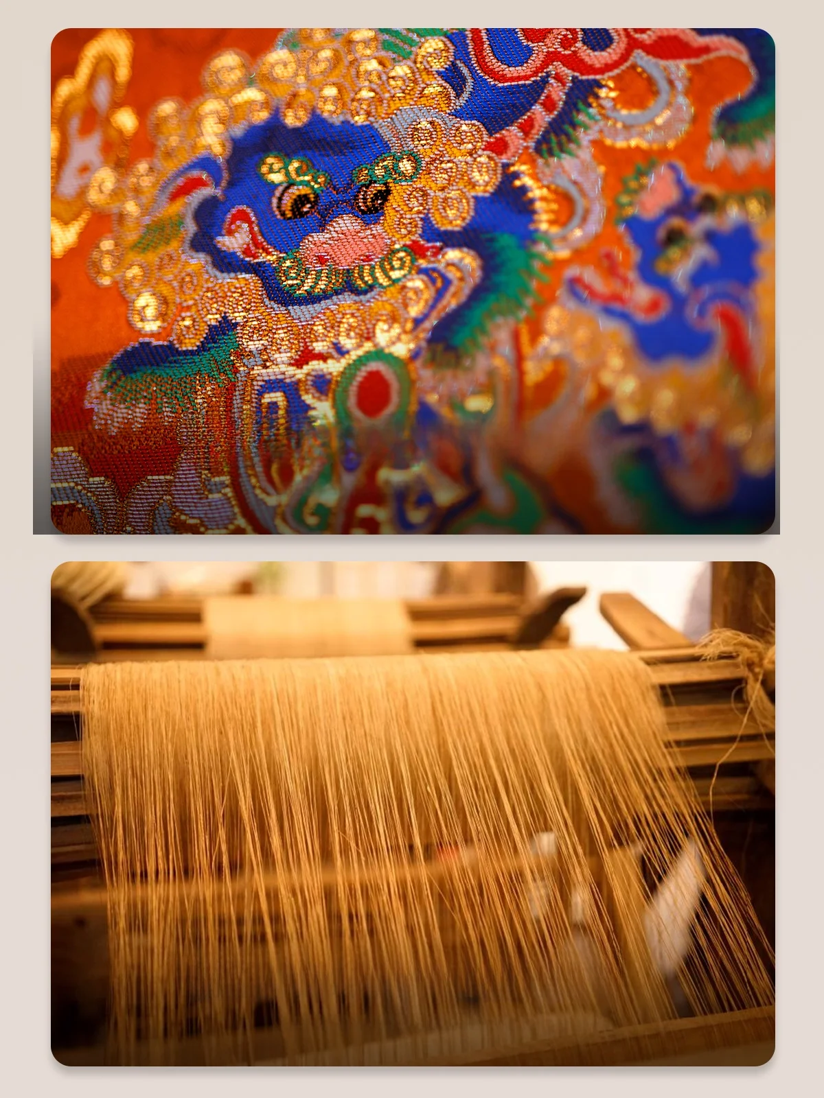 南京云锦の獅子舞刺繍ボール掛け軸：伝統工芸品としての装飾価値と空間適応性