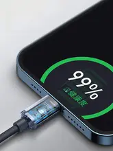 データケーブル iPhoneユーザー 車内使用 Type-CからLighting 2メートル 急速充電