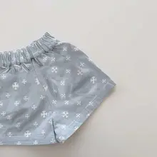女児用夏用ショートパンツ【風通しの良い薄手・カジュアルデザイン】（セットアップ対応）