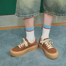 厚底カジュアルシューズ【フラットデザイン・学生向け・オールマイティ】