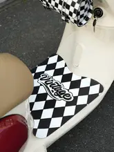 防水・耐汚れ・滑り止め機能付き バイク用レトロ風合成皮革フットマット【雅迪摩登光芒70/80対応】