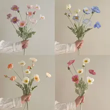 リアルなイメージのポピー造花【リビング装飾・フォトプロップス】