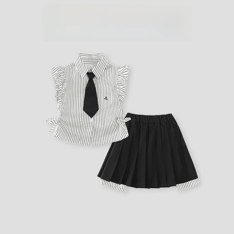 小学6年生が着るしまむらのダサい服はどんなもの？スタイリッシュな夏のプリーツスカートが解決する