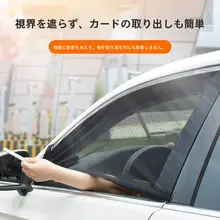 電動車用ドアウィンドウ防蚊ネット【二重メッシュ・日よけ用】
