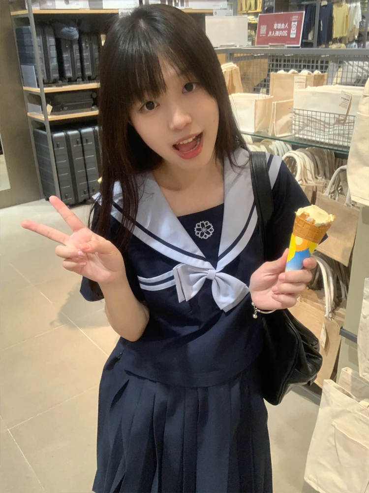 夏用JK水着風セーラー服【半袖・女性用・学校制服】（セットアップ対応）：グレーとブルーの通販ガイド