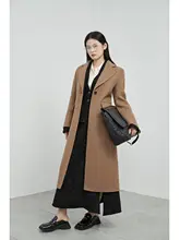 NANASTORE ウールダブルフェイスコート【春用・長袖・センターベント・小柄・ゆったりフィット】