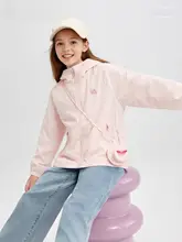 防水透湿機能付き女児用アウター【春秋用・カジュアル・軽量】