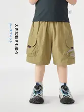 男の子用 コットン製 短パン【夏用・薄手・五分丈】（セットアップ対応）