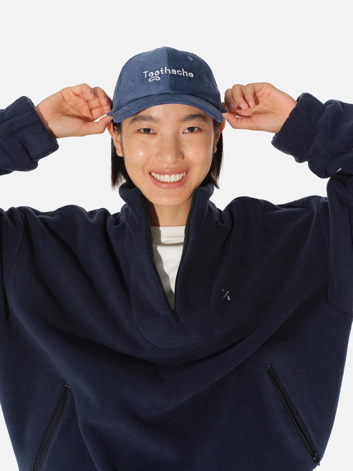 刺繍入りキャップ Studio1till8：男女兼用の街头スタイルで秋冬を快適に