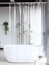 PEVA製 防水防カビ浴室カーテン【無地・薄型・ホテル用】