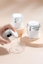 真空化粧品携帯用ボトル【クリーム・ファンデーション・プッシュ式・旅行用】