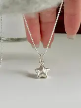 S925純銀 星型ネックレス【軽やかなデザイン・洗練された雰囲気・デコルテライン用】