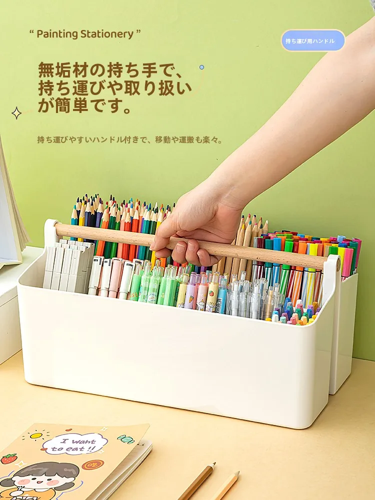 大容量マーカー収納ボックス：子供用・持ち運び便利・多機能ペン立ての実用性とシーン別活用法