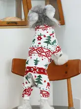 ペット用 中小型犬用 冬用フランネル衣服【厚手・クリスマスデザイン・テディベア・ポメラニアン・シュナウザー対応】