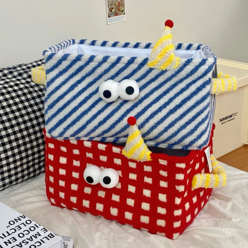 可愛いデザインの収納バスケット：多用途で子ども部屋に最適な無纺布製収納解決策