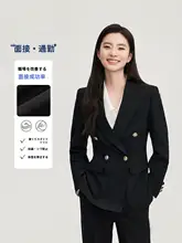 スーツ 2点セット レディース ブラック 通勤 オフィスカジュアル 面接 フォーマル きれいめ 上品「GOOD YOUNG」